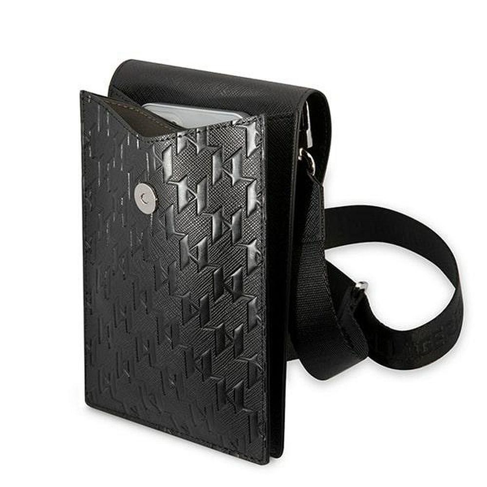 Husa-Geanta Karl Lagerfeld Universala 6.1\',Monogram pentru Telefon - 2 | YEO